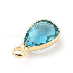 Faceted Glass Pendants&nbsp;KK-WH0054-15C-G