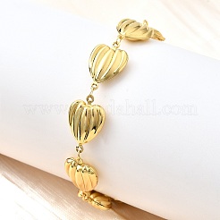 304 Stainless Steel Link Bracelets for Women&nbsp;BJEW-P354-04B-G