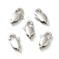 Tarnish Resistant 304 Stainless Steel Lobster Claw Clasps&nbsp;STAS-P190-01