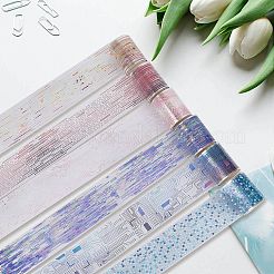 6 Rolls 6 Colors PET Decorative Stickers&nbsp;DIY-CP0013-11