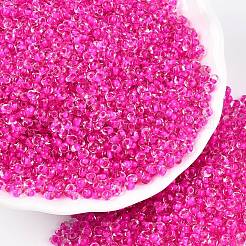 8/0 Inside Colours Transparent Glass Seed Beads&nbsp;SEED-T007-06I