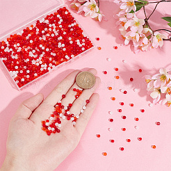 1500Pcs 5 Colors Imitation Jade Glass Beads Strands&nbsp;EGLA-DC0001-01