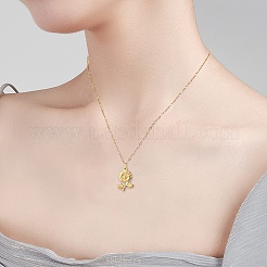 15Pcs 3 Colors 304 Stainless Steel Pendants&nbsp;STAS-SZ0002-81