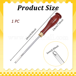 Wooden Awl Pricker Sewing Tool&nbsp;TOOL-WH0059-071C