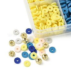 DIY Heishi Polymer Clay Beads Jewelry Making Finding Kit&nbsp;DIY-FS0005-94A