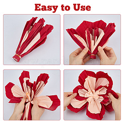 20 Sets 15 Sets Crumpled Paper Flower Party Decoration&nbsp;AJEW-DC0004-22