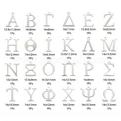 Non-Tarnish 24Pcs 24 Style 304 Stainless Steel Charms&nbsp;STAS-LS0001-37