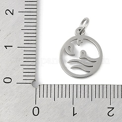 Non-Tarnish 304 Stainless Steel Charms&nbsp;STAS-L279-038P