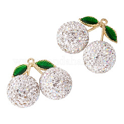 2Pcs Alloy Cherry Charms&nbsp;FIND-TA0009-30E