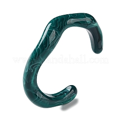 Twisted Acrylic Cuff Bangles for Women&nbsp;BJEW-F538-03B