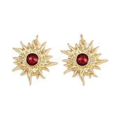 Brass Enamel Pendants&nbsp;KK-L240-10G