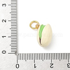 Brass Enamel Pendants&nbsp;KK-H523-01B-G
