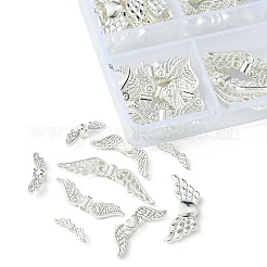 80Pcs 6 Style Alloy Beads Sets&nbsp;FIND-FS0001-94