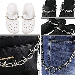 2Pcs Brass & Alloy Shoes Chains&nbsp;HJEW-SP00013