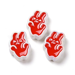 Opaque Acrylic Beads&nbsp;OACR-H025-01D