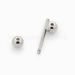 Tarnish Resistant 316L Surgical Stainless Steel Tongue Rings&nbsp;AJEW-P002-02