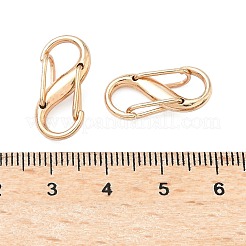 Alloy Double S Snap Hook Spring Keychain Clasps&nbsp;FIND-C084-01KCG