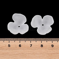 Frosted Opaque Acrylic Bead Cap&nbsp;OACR-K001-46