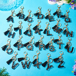 1Pc Resin Letter Keychains&nbsp;KEYC-TADJ0001-09J
