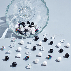DIY Round Beads Jewelry Making Finding Kit&nbsp;DIY-WR0003-85C