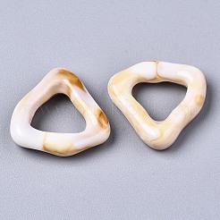 Opaque Resin Finger Rings&nbsp;RJEW-T013-005-A02