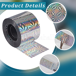 Holographic Laser Shining Bopp PET Plastic Scrapbook Decorative Adhesive Tapes&nbsp;AJEW-WH20010-47C-03