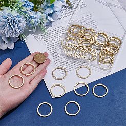 50Pcs Alloy Double Loops Jump Rings&nbsp;FIND-SP0005-48