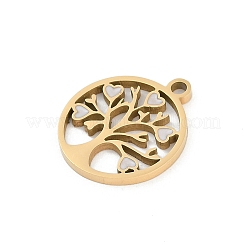 304 Stainless Steel Enamel Pendants&nbsp;STAS-I325-060G