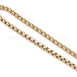 3Pcs 3 Styles 304 Stainless Steel Cable Chain & Venetian Chain & Rolo Chain Slider Bracelet Making&nbsp;AJEW-JB01463