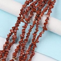 Natural Red Jasper Beads Strands&nbsp;G-G0003-B09
