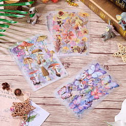 36Pcs 36 Styles PET Waterproof Stickers&nbsp;STIC-TAC0001-004