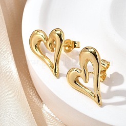 304 Stainless Steel Stud Earrings for Women&nbsp;EJEW-L296-077G