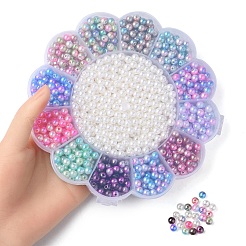 13 Style ABS Plastic Imitation Pearl Beads&nbsp;OACR-YW0001-40