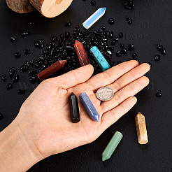 8Pcs 8 Style Natural Pointed Beads&nbsp;G-FW0001-26