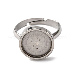 304 Stainless Steel Adjustable Ring Components&nbsp;STAS-B098-02E-P