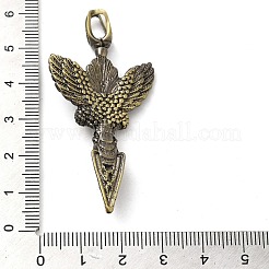 Tibetan Style Rack Plating Brass Big Pendants&nbsp;KK-Q805-28AB
