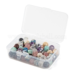 80Pcs 8 Style Natural & Synthetic Gemstone Beads&nbsp;G-LS0002-22