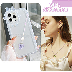 DIY Diamond Glass Bottles Pendants Making Kits&nbsp;DIY-TA0012-40A