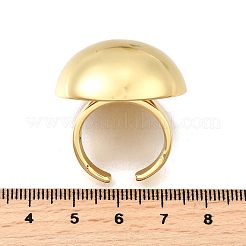 Brass Cuff Rings for Women&nbsp;RJEW-F183-01G