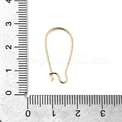 Brass Hoop Earrings Findings&nbsp;KK-A275-20G