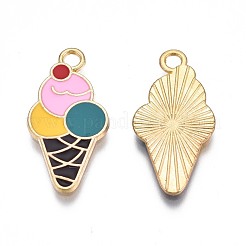 Rack Plating Alloy Enamel Pendants&nbsp;ENAM-N055-067