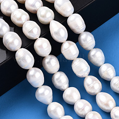 Natural Cultured Freshwater Pearl Beads Strands&nbsp;PEAR-N012-09C