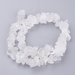 Natural Quartz Crystal Beads Strands&nbsp;X-G-F336-03