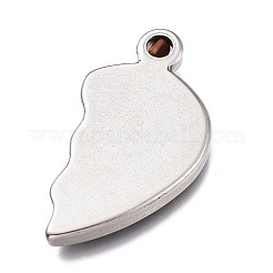 304 Stainless Steel Split Pendants&nbsp;STAS-Z008-15