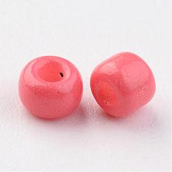 8/0 3mm Baking Paint Glass Seed Beads Loose Spacer Beads&nbsp;X-SEED-S002-K16