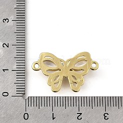 Brass Pave Clear Cubic Zirconia Connector Charms&nbsp;KK-Q066-11G