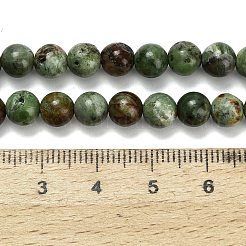 Natural Green Opal Beads Strands&nbsp;G-L642-B14-6mm