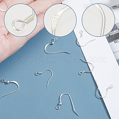 24Pcs 3 Style 925 Sterling Silver Earring Hooks&nbsp;STER-ME0001-22