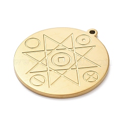 304 Stainless Steel Pendants&nbsp;LS-STAS-Q002-06G