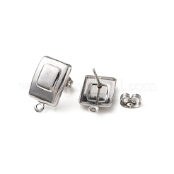 Non-Tarnish 304 Stainless Steel Stud Earring Findings&nbsp;STAS-K254-01P